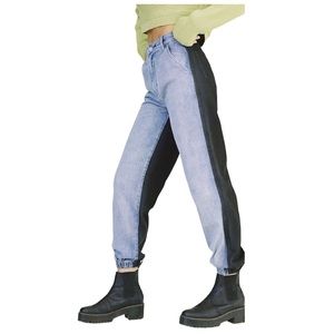 PacSun denim two toned joggers size 28 NEW